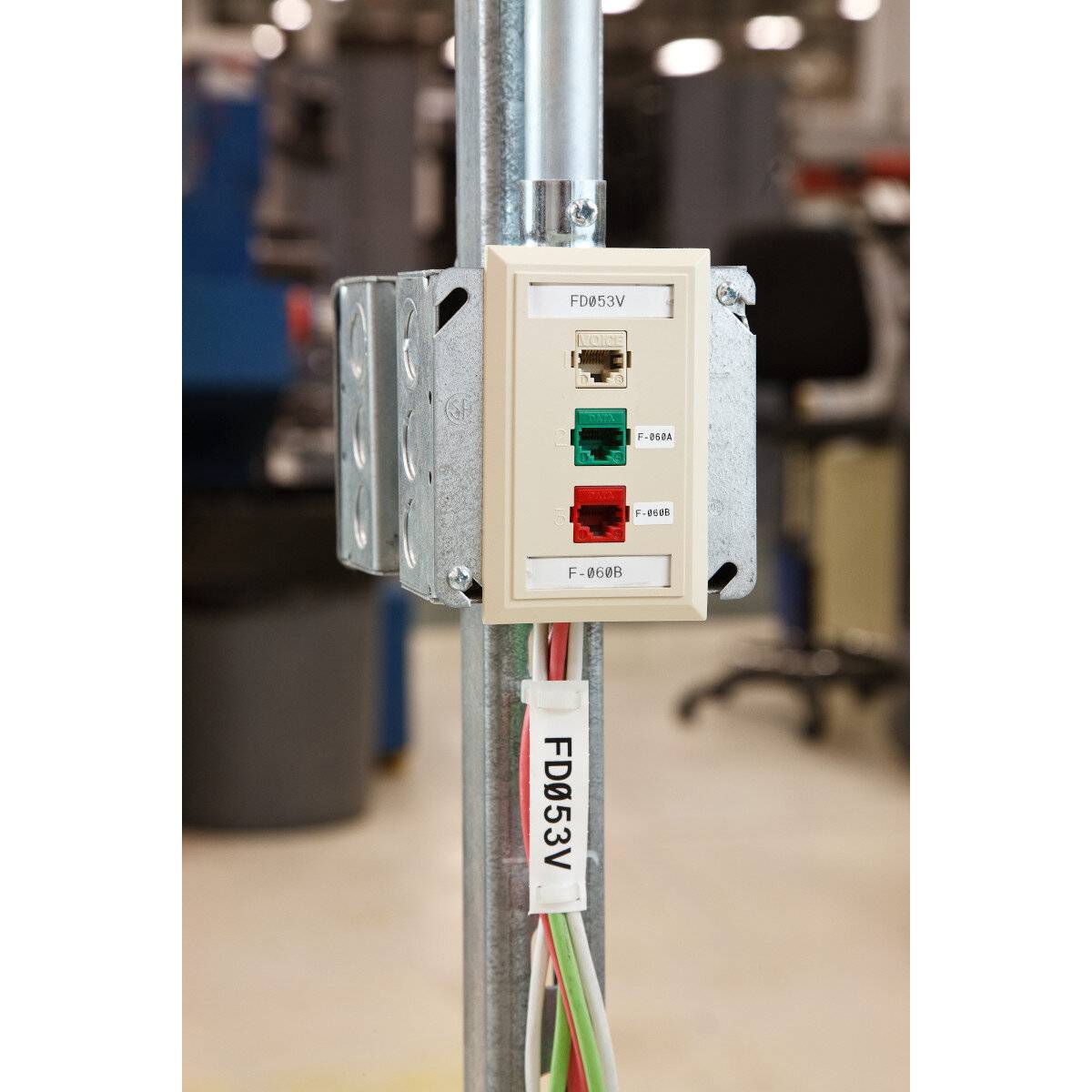 Brady Corporation M7C-240-498 Vinylgewebe Weiss matt 6.10 mm x 9.14 m wiederablösbar-2