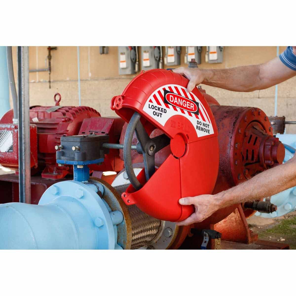 Zusammenklappbare Durchgangsventilabsperrung für Durchmesser von 330 bis 457 mm-1