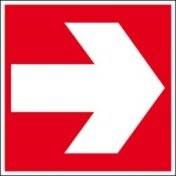 Brandschutz • PIC 405 • 200x200 mm • B-7541 • Richtungspfeil-1