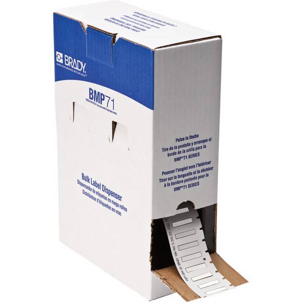 Brady Corporation BM-094-1-342 Permasleeve wärmeschrumpfendes Polyolefin Weiss 25.78 x 4.60 mm