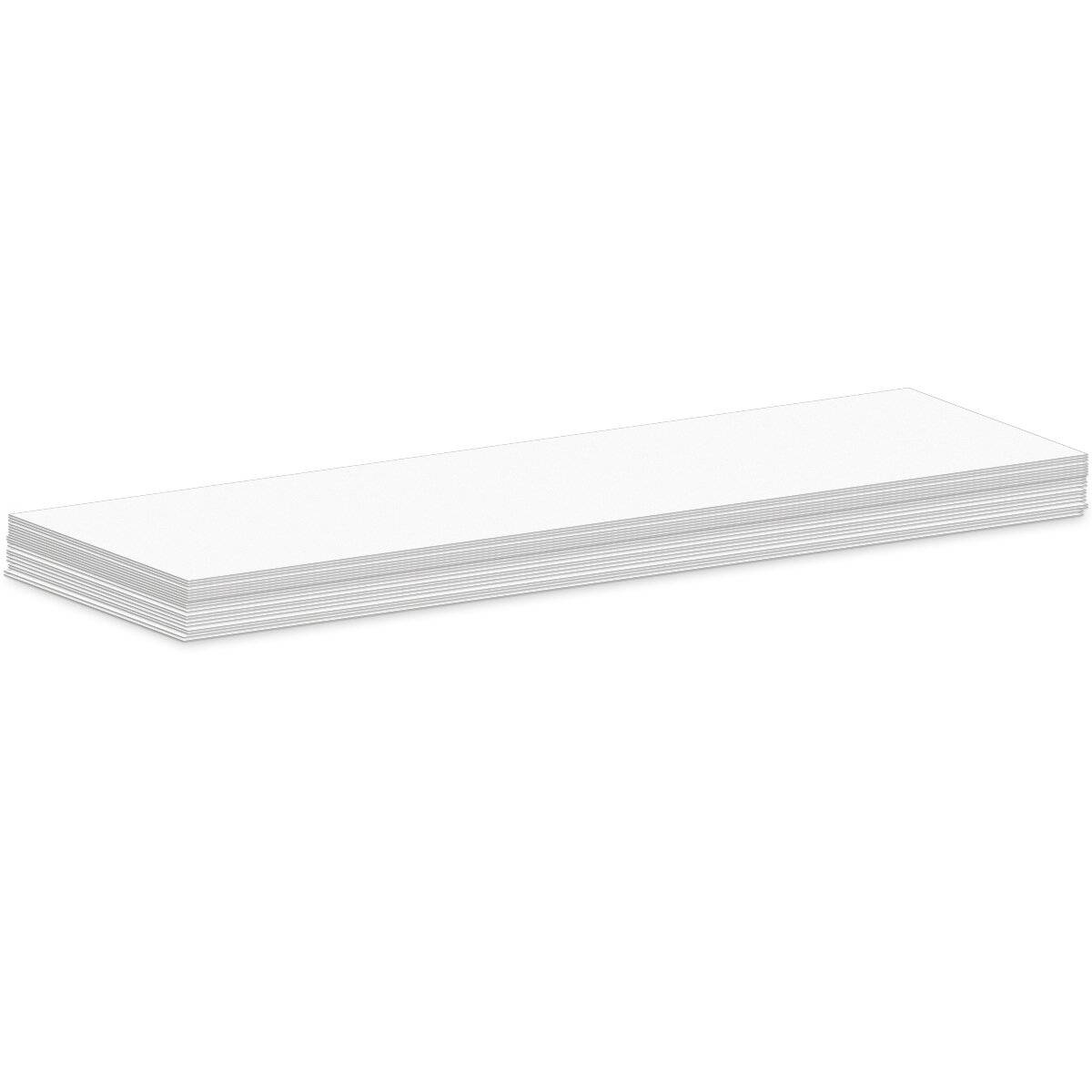 Kartoneinlagen • Weiß • Abmessung: 128 mm x 50 mm • Material: Karton-0