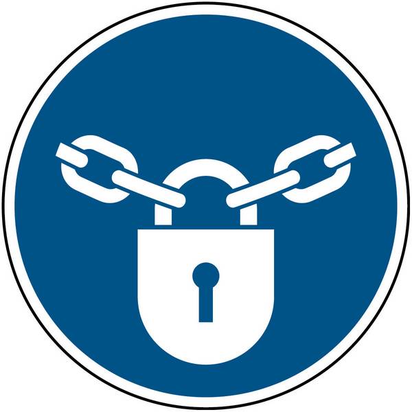 Gebot • Geschlossen halten • M028 • 315 mm • B-862