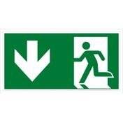 Erste Hilfe & Fluchtweg • Notausgang (links) • A180/E001 • 150x300 mm • B-7582-1