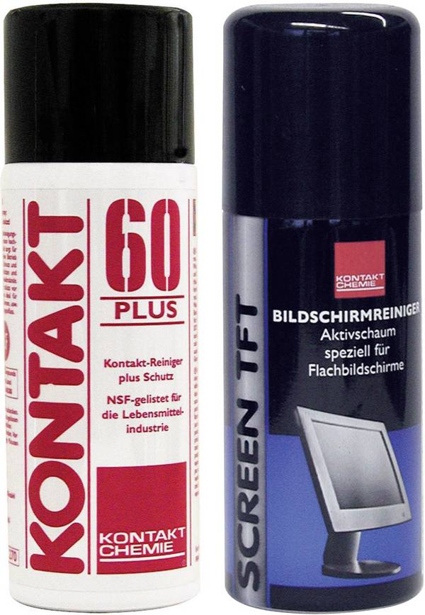 Kontakt Chemie KONTAKT 60 PLUS  Kontaktreiniger inkl. TFT-Reiniger 100 ml 1 Set