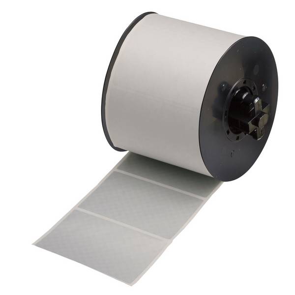 MiniMark fälschungssichere Etiketten • Silber • 76.2 X 50.8 mm • Polyester