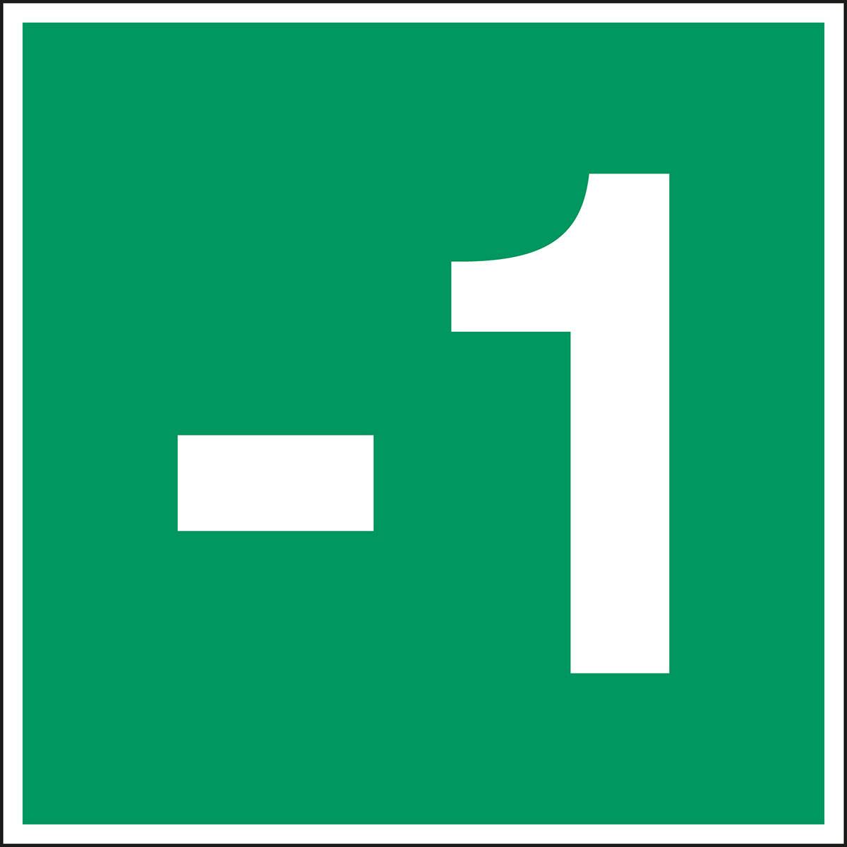 Erste Hilfe & Fluchtweg • Nummer -1 • PIC 373 (-1) • 200x200 mm • B-7541-0