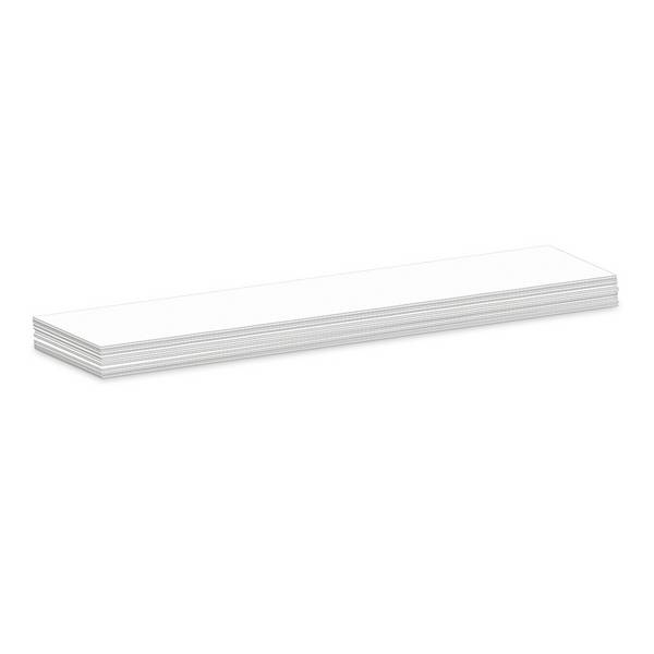 Kartoneinlagen • Farbe: Weiß • Abmessung: 90 mm x 23 mm • Material: Karton