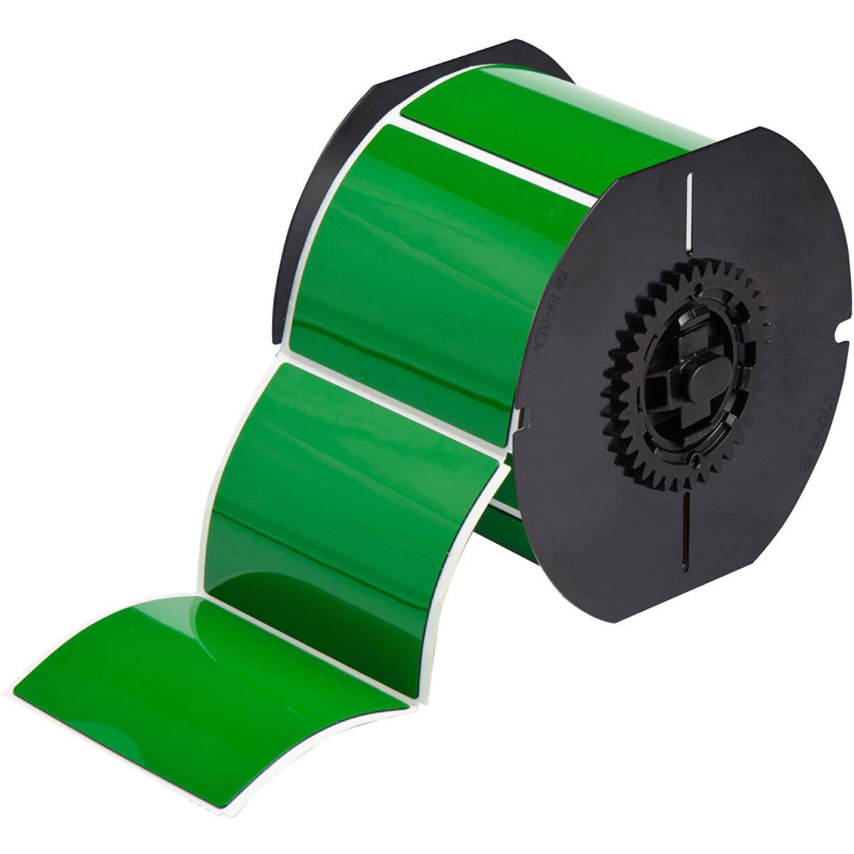 Gravurschild-Etiketten, grün, 76,2 x 63,5 mm, für i3300/i5300/BBP3x/S3xxx, B30EP-177-593-GN-5