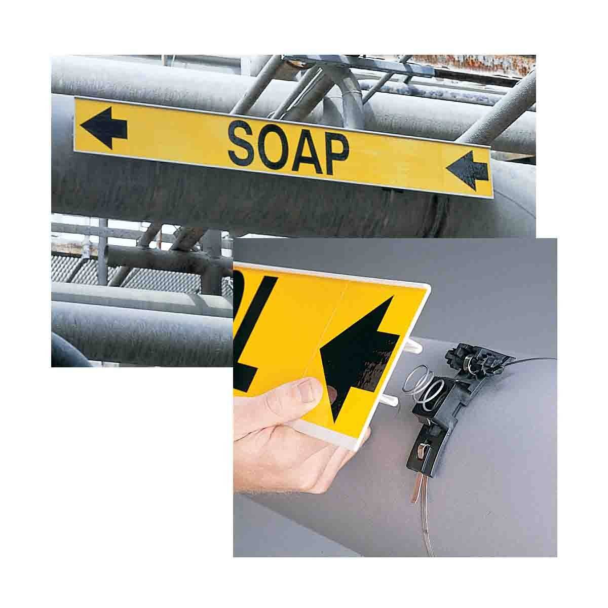 Träger mit hoher Leistung und Sichtbarkeit inkl. Klemmen für die Anbringung-1
