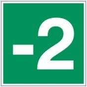Erste Hilfe & Fluchtweg • Nummer -2 • PIC 373 (-2) • 148x148 mm • B-7541-1