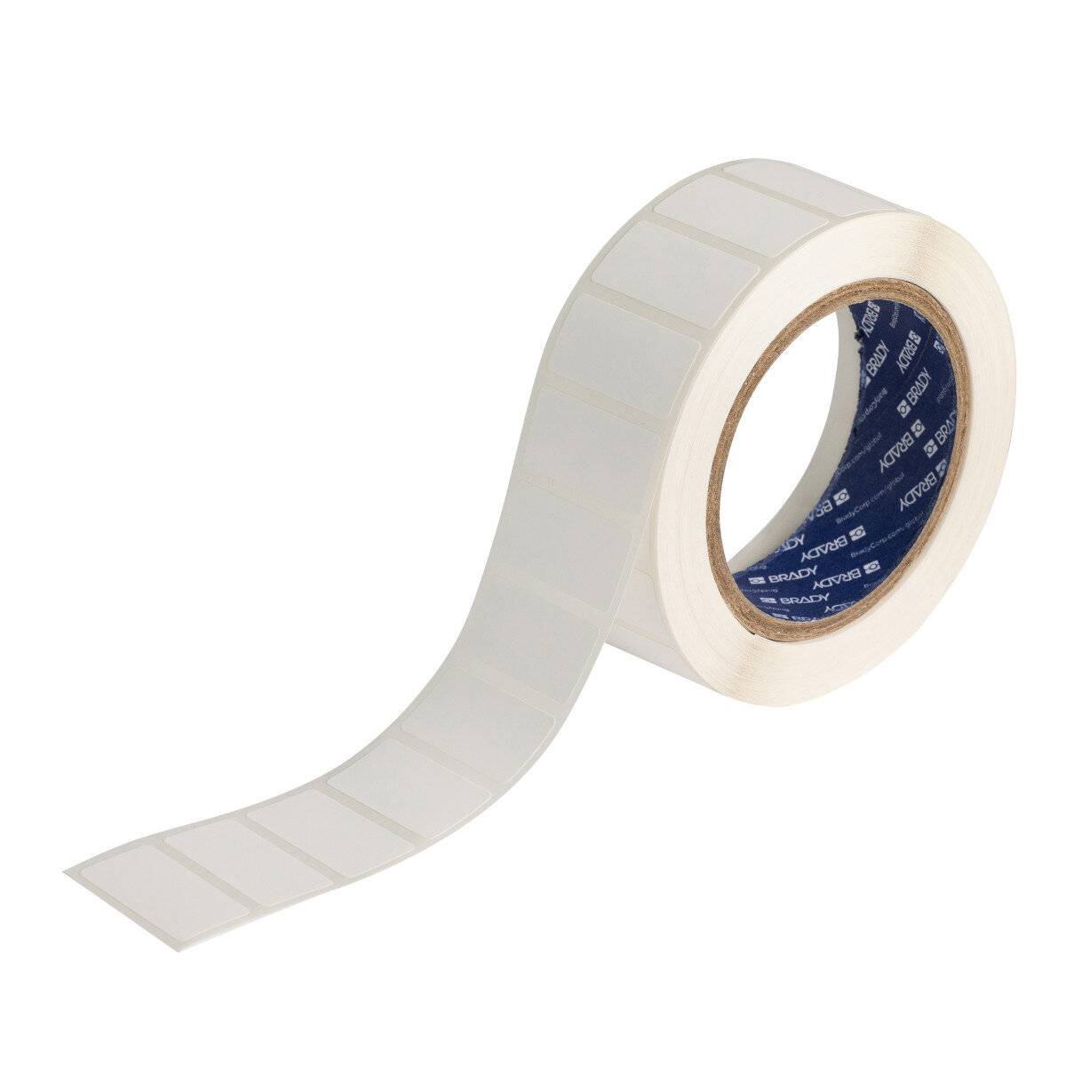 BradyJetJ4000 Polyesteretiketten • 38.10 mm x 19.05 mm • Weiß-0