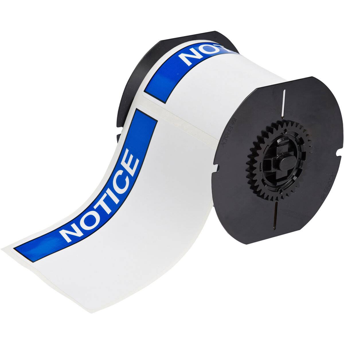 Vinyl-Etiketten mit bedruckter Kopfzeile • Notice • 101 X 152 mm-0