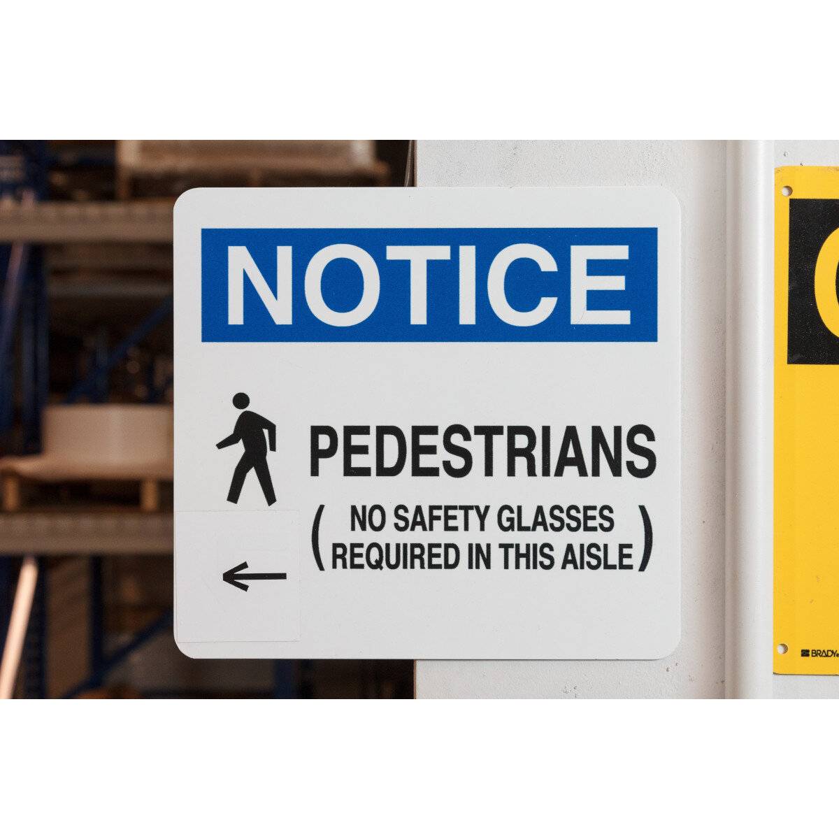 Vinyl-Etiketten mit bedruckter Kopfzeile • Notice • 101 X 152 mm-2