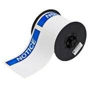 Vinyl-Etiketten mit bedruckter Kopfzeile • Notice • 101 X 152 mm-3