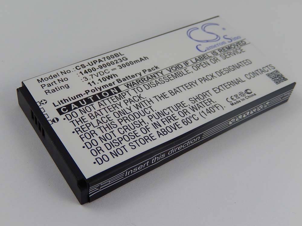 vhbw Akku Ersatz für Unitech S12GT1301A | für Barcodescanner POS (3000 mAh, 3,7 V, Li-Polymer)-0