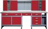 Küpper 70425-2 Werkbank-Set (B x H x T) 2400 x 840 x 600 mm Rot, Silber