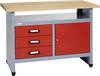 Küpper 12082 Werkbank (B x H x T) 1200 x 840 x 600 mm Rot, Silber