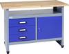 Küpper 12087 Werkbank (B x H x T) 1200 x 840 x 600 mm Blau, Silber
