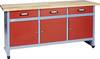 Küpper 12152 Werkbank (B x H x T) 1700 x 840 x 600 mm Rot, Silber