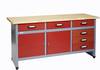 Küpper 12172 Werkbank (B x H x T) 1700 x 840 x 600 mm Rot, Silber