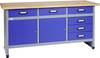 Küpper 12177 Werkbank (B x H x T) 1700 x 840 x 600 mm Blau, Silber
