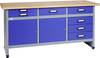 Küpper 12277 Werkbank (B x H x T) 1700 x 840 x 600 mm Blau, Silber