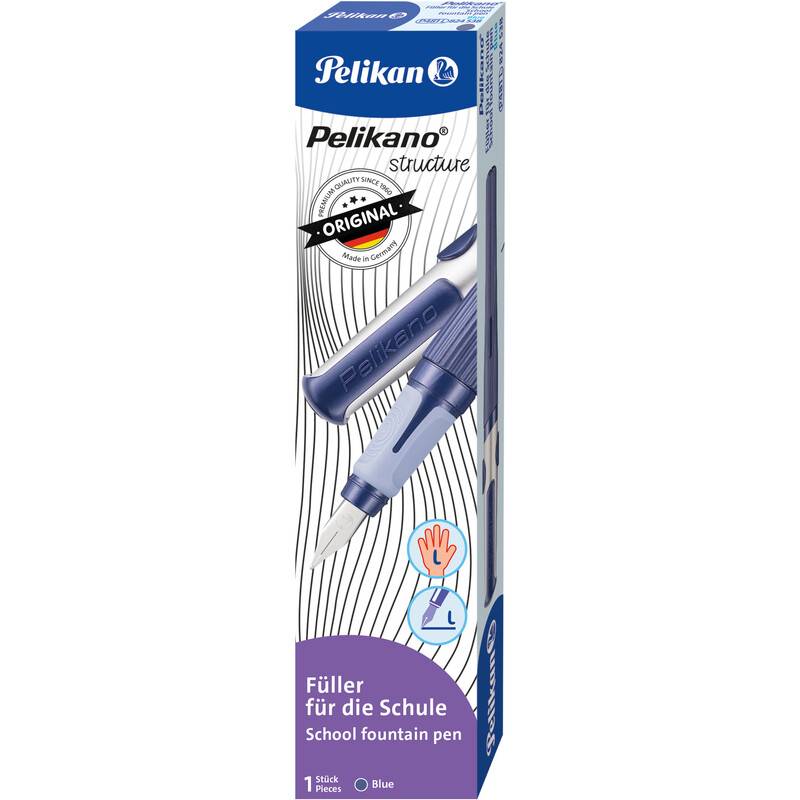 Pelikan Füllhalter Pelikano structure P481L, blau-0