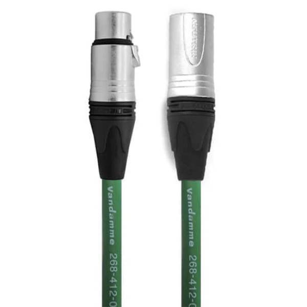 Van Damme Green Series AES/EBU 110 Ohm + Mikrofonkabel (Neutrik XLR-m / XLR-f) 3m-0