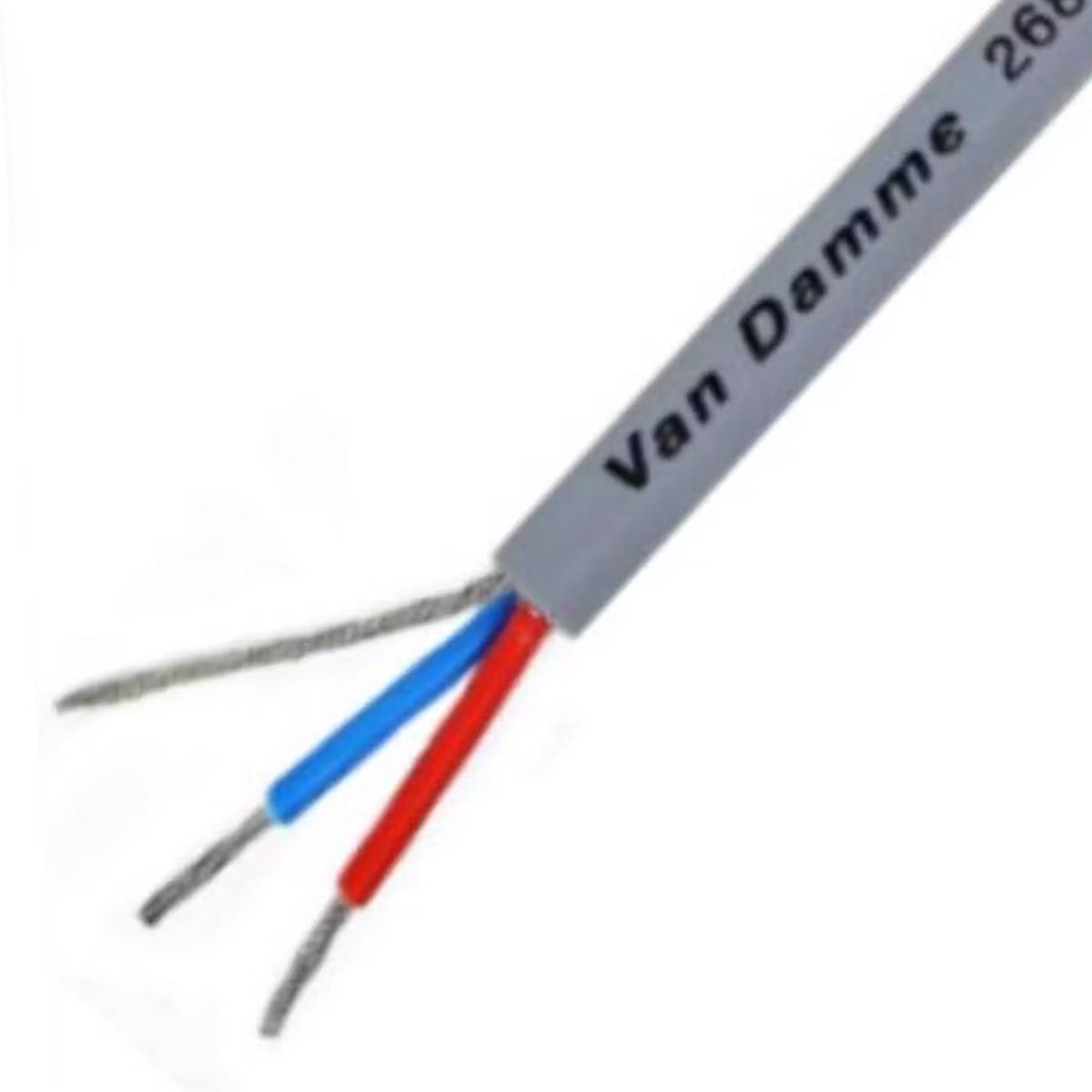Van Damme Smart Control 1 Pair DMX Kabel & Steuerkabel 3 Pol XLR-Kabel (Neutrik XLR-m / XLR-f) 50m Grau-1