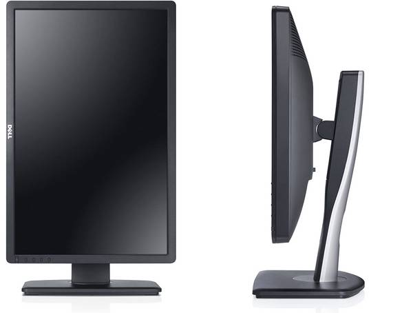 Dell P2412H 24-Zoll LED-Monitor Pivot VGA Full HD Displaykratzer - Gebraucht