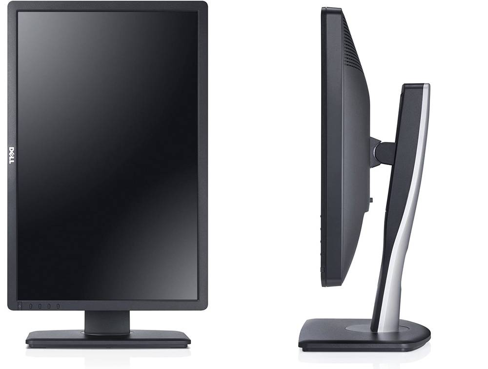 Dell P2412H 24-Zoll LED-Monitor Pivot VGA Full HD Displaykratzer - Gebraucht-0
