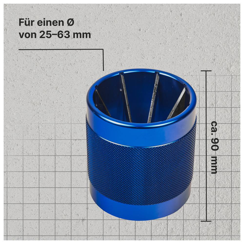 Dönges Entgrater mit Alugehäuse für Kunststoffrohr 25 - 63 mm-1