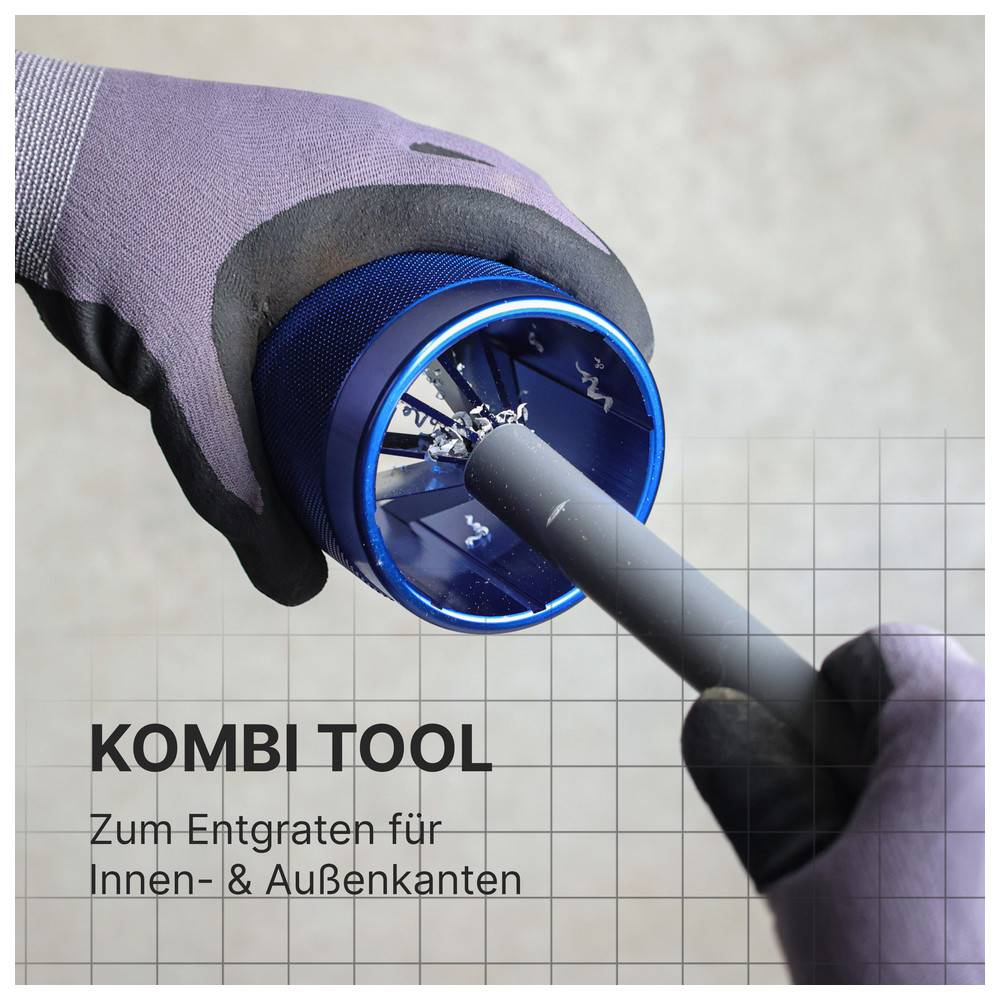 Dönges Entgrater mit Alugehäuse für Kunststoffrohr 25 - 63 mm-3
