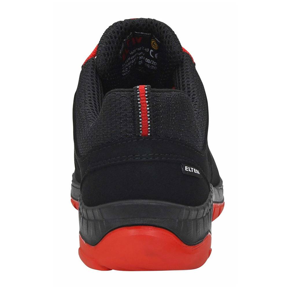 ELTEN ESD-Sicherheitsschuh Maddox black-red Low, 44-2
