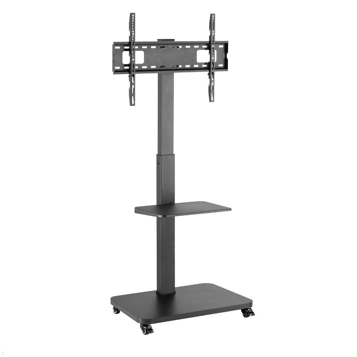 MonLines MBS011B TV Ständer auf Rollen mit Ablage bis 75 Zoll, schwarz-0