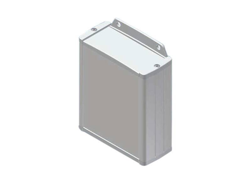TEKO Gehäuse Aluminium Tekal 2 100 x 85,8 x 36,9 mm weiß / hellgrau mit Wandlaschen-0