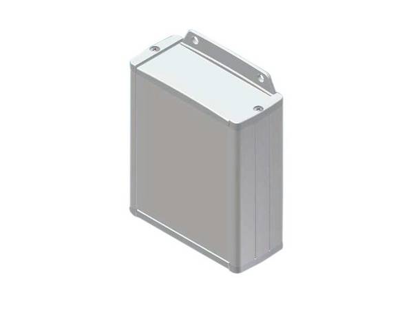 TEKO Gehäuse Aluminium Tekal 2 100 x 85,8 x 36,9 mm weiß / hellgrau mit Wandlaschen