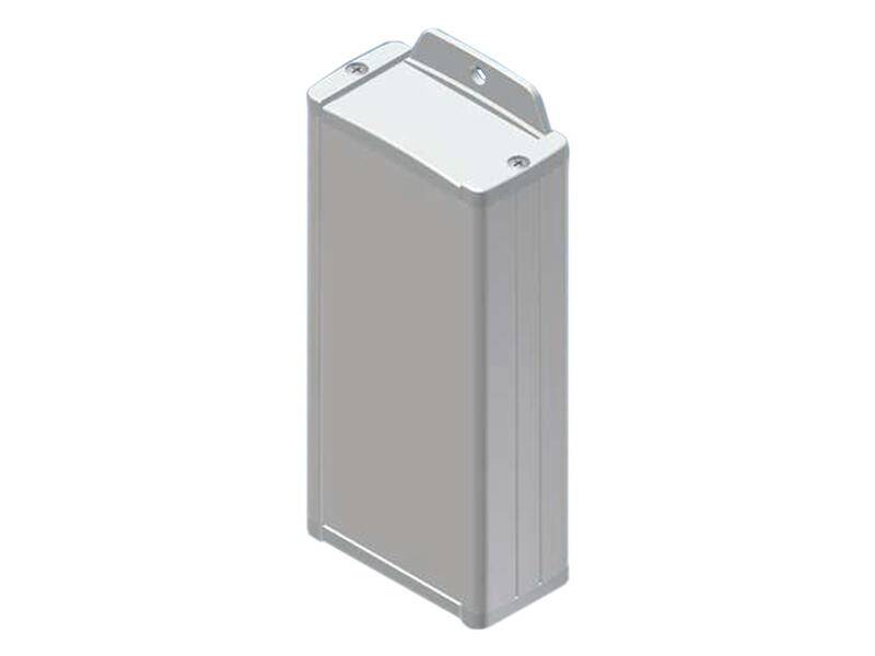 TEKO Gehäuse Aluminium Tekal 1 125 x 59,9 x 30,9 mm weiß / hellgrau mit Wandlaschen-0