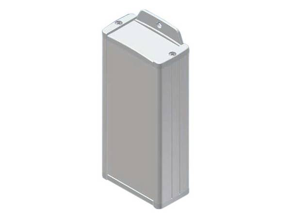 TEKO Gehäuse Aluminium Tekal 1 125 x 59,9 x 30,9 mm weiß / hellgrau mit Wandlaschen