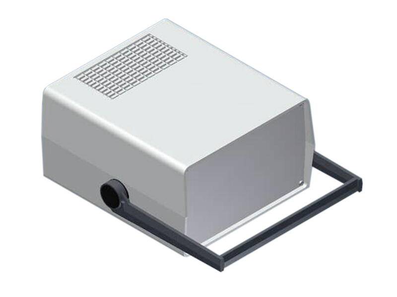 TEKO Gehäuse Front Panel KL-AUS Handle 198 x 178 x 108 mm grau mit Griff-0