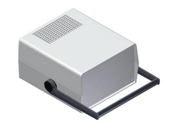 TEKO Gehäuse Front Panel KL-AUS Handle 198 x 178 x 108 mm grau mit Griff