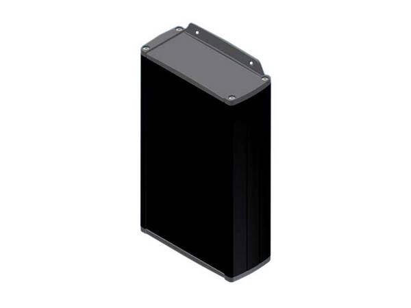 TEKO Gehäuse Aluminium Tekal 3  175 x 106 x 46 mm schwarz / dunkelgrau mit Wandlaschen