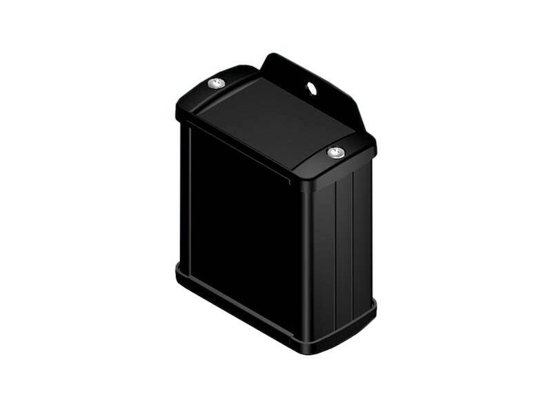 TEKO Gehäuse Aluminium Tekam 70 x 59,9 x 30,9 mm schwarz mit Wandlaschen-0