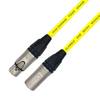 Van Damme XKE Starquad Microphone XLR Mikrofonkabel (Neutrik XLR-m / XLR-f) 20m Gelb