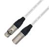 Van Damme XKE Microphone XLR Mikrofonkabel (Neutrik XLR-m / XLR-f) 20m Weiß