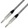 Van Damme XKE Microphone Mikrofon-/ Patchkabel (Neutrik TRS) 5m Grau