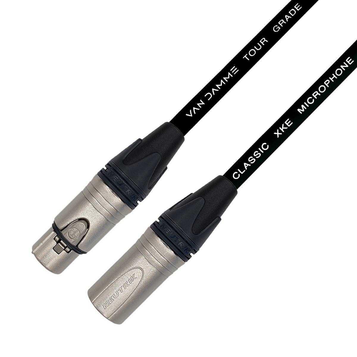 Van Damme XKE Microphone XLR Mikrofonkabel (Neutrik XLR-m / XLR-f) 30m Schwarz-0