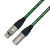 Van Damme XKE Microphone XLR Mikrofonkabel (Neutrik XLR-m / XLR-f) 15m Grün