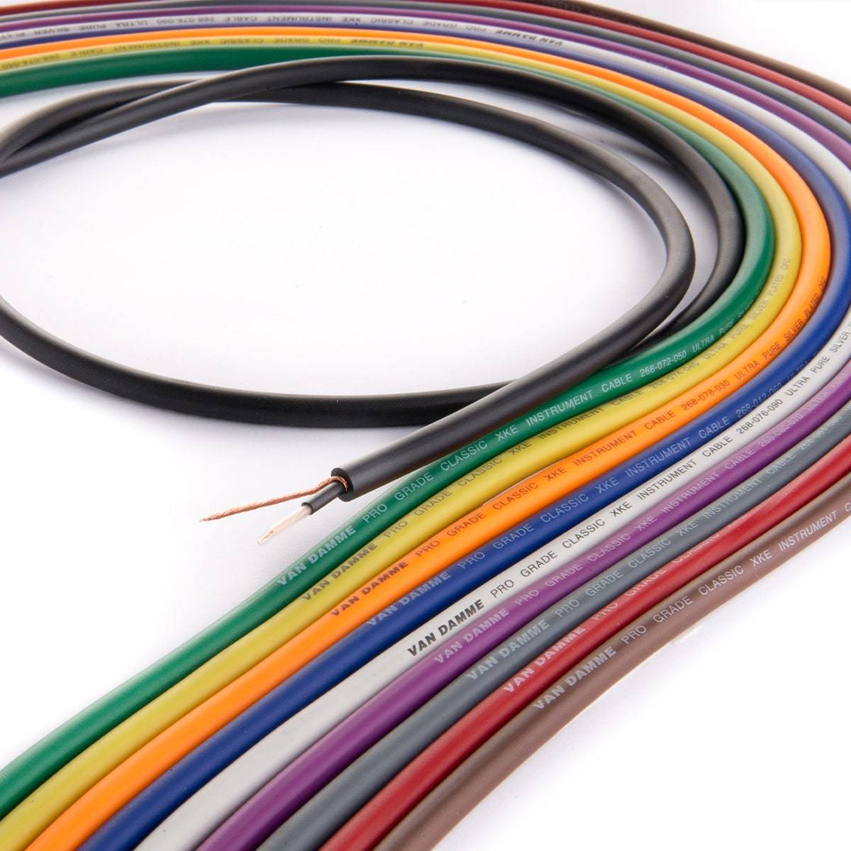 Van Damme XKE Instrument TS Instrumentenkabel (Neutrik 6,35mm Klinke) 3m Schwarz-1