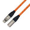 Van Damme XKE Starquad Microphone XLR Mikrofonkabel (Neutrik XLR-m / XLR-f) 5m Orange